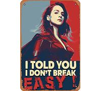 Zuhhgii Stormfront I Don t Break Poster Retro Metal Sign Funny Vintage Tin Sign Art Wall Decor Plaque Poster for Music Cafe Bar Restaurant Supermarket Shop Film Gifts Idea 8x12 Inches