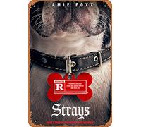 Zuhhgii Strays (Will Ferrell, Jamie Foxx) Movie Poster Tin Sign Film Movie Cinema Theater 8x12 Inches - Vintage Metal Tin Sign for Home Bar Pub Garage Decor Gifts