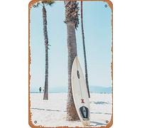 Zuhhgii Surf s Up Poster Retro Metal Sign Funny Vintage Tin Sign Art Wall Decor Plaque Poster for Music Cafe Bar Restaurant Supermarket Shop Film Gifts Idea 8x12 Inches