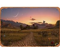 Zuhhgii The Barrens Magic and Fantasy Nature and Landscapes Concept Art Metal Tin Sign - 8x12 Vintage Look Poster Wall Decor Plaque
