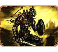 Zuhhgii The Classic Arcade Video Game Poster Metal Tin Sign Goblin Slayer Goblin Slayer Wall Art Decor Tin Sign-8x12inch