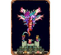 Zuhhgii The Classic Arcade Video Game Poster Metal Tin Sign Mana beast Secret of mana Pixel Wall Art Decor Tin Sign-8x12inch