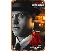 Zuhhgii The Many Saints Of Newark (Corey Stoll,Junior Soprano) Movie Poster Tin Sign Film Movie Cinema Theater 8x12 inches - Vintage Metal Tin Sign for Home Bar Pub Garage Decor Gifts