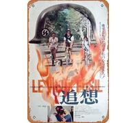 Zuhhgii The Old Gun Movie Poster Retro Film Tin Sign Cafe Restaurant Home Wall Retro Club Restaurant Man Cave Gift Vintage Metal Sign 12x8 inch.