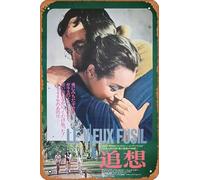 Zuhhgii The Old Gun Movie Poster Retro Film Tin Sign Cafe Restaurant Home Wall Retro Club Restaurant Man Cave Gift Vintage Metal Sign 12x8 inch.