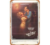 Zuhhgii The Postman Always Rings Twice Movie Poster Retro Film Tin Sign Cafe Restaurant Home Wall Retro Club Restaurant Man Cave Gift Vintage Metal Sign 12x8 inch.