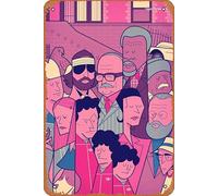 Zuhhgii The Royal Tenenbaums Retro Metal Sign Vintage Kitchen Signs Garage Man Cave Wall Decor Funny 8x12 Inch Gift Bar Decorations Art Poster Tin Sign.