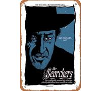 Zuhhgii The Searchers (Variant) Vintage Metal Sign Look Kitchen Signs Wall Decor Bar Cafe Garage Home Funny Tin Art Plaques Gift Tin Signs 8x12 Inch
