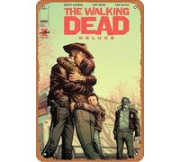 Zuhhgii Tin Sign 8x12 Inches, Walking Dead Deluxe #3 Comics Art, Metal Wall Decor, Retro Style, 7.87 * 11.81 Inches, Wall Home Bar Club Decor