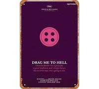 Zuhhgii Tin Sign Vintage Drag Me to Hell Funny Classic Musical Bar Pub Cafe Wall Kitchen Bathroo Poster Karaoke Retro Decor Art Home Decoration Metal Sign 8x12 inch