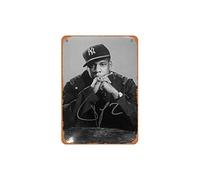 Zuhhgii Tin Sign Vintage Jay Z Poster Canvas Poster And Prints Living Room Wall Art Pictures Home Decoration No Frame Wall Decor Decorations Art Poster Gift Metal Sign 8x12Inch
