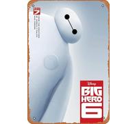 Zuhhgii Vintage Big Hero 6 movie poster Tin Sign,Movie Television Poster Gift Wall Decor Art for Gift Film TV Karaoke Man Cave Musical Bars,Restaurants,Cafes,Bar Club,Pubs8 x12 inches. Inch Metal