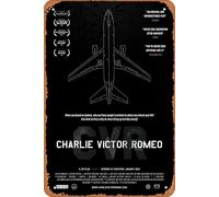 Zuhhgii Vintage Charlie Victor Romeo movie poster Tin Sign,Television Poster Gift Wall Decor Art for Gift Film TV Karaoke Man Cave Musical Bars,Cafes,Bar Club,Pubs 8x12 inch Inch Metal Signs.