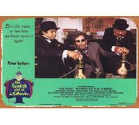 Zuhhgii Vintage Classic Movie Poster Tin Sign THE FIENDISH PLOT OF FU MANCHU Original Lobby Card 8 Peter Sellers Helen Mirren Retro Metal Film TV Poster Gift Karaoke Bar Pub Club Decorative Wall