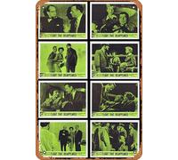 Zuhhgii Vintage Classic Movie Poster Tin Sign THE FLIGHT THAT DISAPPEARED Lobby Card Set Craig Hill SCI FI Paula Raymond Retro Metal Film TV Poster Gift Karaoke Bar Pub Club Decorative Wall Plates Man