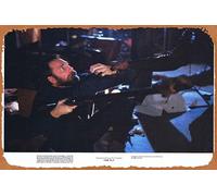 Zuhhgii Vintage Classic Movie Poster Tin Sign THE FLY Original Lobby Card 5 Jeff Goldblum Geena Davis David Cronenber2 Retro Metal Film TV Poster Gift Karaoke Bar Pub Club Decorative Wall Plates Man