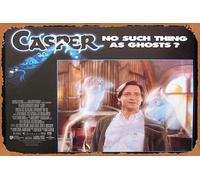 Zuhhgii Vintage Classic Old Movie CASPER 1995 Bill Pullman FRIENDLY GHOST Lobby Card 6 Film Poster Metal Tin Sign TV Poster Gift Karaoke Bar Pub Club Decorative Wall Plates Man Cave Home Decor 8x12
