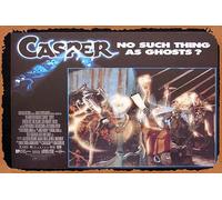Zuhhgii Vintage Classic Old Movie CASPER 1995 Bill Pullman FRIENDLY GHOST Lobby Card 7 Film Poster Metal Tin Sign TV Poster Gift Karaoke Bar Pub Club Decorative Wall Plates Man Cave Home Decor 8x12