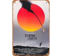 Zuhhgii Vintage Empire of the Sun movie poster Tin Sign,Television Poster Gift Wall Decor Art for Gift Film TV Karaoke Man Cave Musical Bars,Cafes,Bar Club,Pubs 8x12 inch Inch Metal Signs.