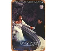 Zuhhgii Vintage Look Metal Sign Only You A love story written in the stars. 1994 Movie Poster Retro of Classic Old Film Poster Metal Sign Bar Gift Wall Art Decor Tin Sign - 8x12inch.
