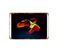 Zuhhgii Vintage Metal Poster - Antonio Carlos Mongiardim Saraiva The Swan Song Tin Sign 12 X 8 Inches Suitable for Wall Decoration of Bar,Cafe,Garage,Man CAVE