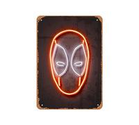 Zuhhgii Vintage Metal Poster - Octavian Mielu Deadpool Tin Sign 12 X 8 Inches Suitable for Wall Decoration of Bar,Cafe,Garage,Man CAVE