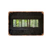 Zuhhgii Vintage Metal Poster - Sander van Leusden Berlin Abandoned, Window Tin Sign 12 X 8 Inches Suitable for Wall Decoration of Bar,Cafe,Garage,Man CAVE