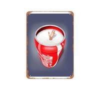 Zuhhgii Vintage Metal Poster - Steve Ash Drowning Tin Sign 12 X 8 Inches Suitable for Wall Decoration of Bar,Cafe,Garage,Man CAVE