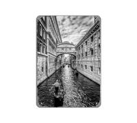 Zuhhgii Vintage Metal Poster - Traven Milovich Bridge Of Sighs, Venice Tin Sign 12 X 8 Inches Suitable for Wall Decoration of Bar,Cafe,Garage,Man CAVE