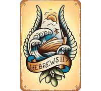 Zuhhgii Vintage Metal Signs,Funny Noah's Ark Tatoo Poster (Hebrews 11:7) - Slingshot Publishing Poster Sign Wall Art Decor Plaque for Musical Man Cave Farmhouse Bar Pub Club Cafe Bathroom Movie Poster