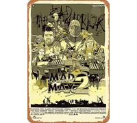 Zuhhgii Vintage Metal Tin Sign Mad Max 2: The Road Warrior Vertical Print Poster Musical Bar Pub Cafe Wall Kitchen Bathroo Poster Karaoke Retro Decor Art 8x12 inch Tin Sign.
