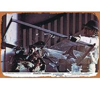 Zuhhgii Vintage Movie Poster A CLOCKWORK ORANGE Original FOH 8 x 10 Lobby Card Still 6 Stanley Kubrick Tin Sign,Retro of Classic Old Film Poster Metal Sign Bar Gift Karaoke Club Man Cave Wall
