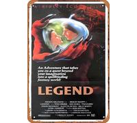 Zuhhgii Vintage Movie Poster LEGEND Original Daybill Movie Poster Ridley Scott Tom Cruise Tin Sign,Retro of Classic Old Film Poster Metal Sign TV Bar Wall Club Restaurant Man Cave Wall Decoration 8x12