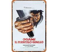 Zuhhgii Vintage Movie Poster LONE WOLF AND CUB: BABY CART AT THE RIVER STYX Original Locandina Movie Poster Martial Arts Tin Sign,Retro of Classic Old Film Poster Metal Sign TV Bar Wall Club