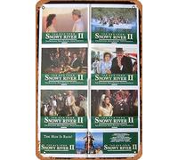 Zuhhgii Vintage Movie Poster MAN FROM SNOWY RIVER II ’88-Burlinson ORIGINAL Photo sheet poster Tin Sign,Retro of Classic Old Film Poster Metal Sign TV Bar Wall Club Restaurant Man Cave Wall Decoration