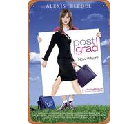 Zuhhgii Vintage The Post Grad Survival Guide movie poster Tin Sign,Television Poster Gift Wall Decor Art for Gift Film TV Karaoke Man Cave Musical Bars,Cafes,Bar Club,Pubs 8x12 inch Inch Metal Signs.