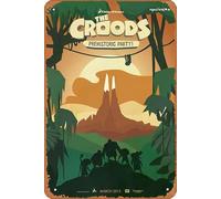 Zuhhgii Vintage Tin Sign The Croods Funny Classic Musical Bar Pub Cafe Wall Kitchen Bathroo Poster Karaoke Retro Decor Art Home Decoration Metal Sign 8x12 inch