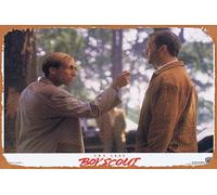 Zuhhgii Vintage Tin Sign THE LAST BOY SCOUT Original Lobby Card 4 Bruce Willis Damon Wayans Retro of Classic Old Film Poster Metal Sign TV Bar Man Cave Wall Decor 8x12 Inches.