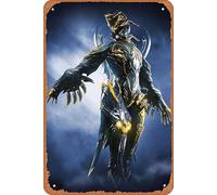 Zuhhgii Warframe Zephyr Prime Warframe Retro Vintage Decorative Metal Tin Sign 8x12 Inch