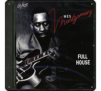 Zuhhgii Wes Montgomery - Full House Metal Signs Vintage Rock Music Wall Decor Man Cave Tin Sign Gym Pool Bar Bathroom Yard Garage Pub Plaque Poster Wall Art Sign 12x12 Inch