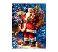 ZUHK 5D Christmas Diamond Painting Kits,Adults DIY Diamond Art Cross Stitch Paint by Numbers,fit for Christmas Home Wall Decor 30x40cm (Snowman C)