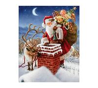 ZUHK 5D Christmas Diamond Painting Kits,Adults DIY Diamond Art Cross Stitch Paint by Numbers,fit for Christmas Home Wall Decor 30x40cm (Snowman F)
