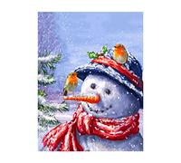 ZUHK 5D Christmas Diamond Painting Kits,Adults DIY Diamond Art Cross Stitch Paint by Numbers,fit for Christmas Home Wall Decor 30x40cm (Snowman J)