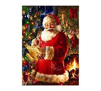 ZUHK 5D Christmas Diamond Painting Kits,Adults DIY Diamond Art Cross Stitch Paint by Numbers,fit for Christmas Home Wall Decor 30x40cm (Snowman M)