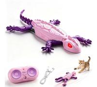 ZUICC Gecko Rush Cat Toy that Climbs the Wall, Glowing Eyes & 360° Rotating
