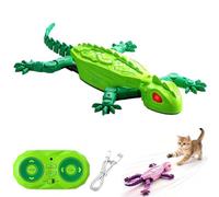 ZUICC Gecko Rush Cat Toy that Climbs the Wall, Glowing Eyes & 360° Rotating | Wall Climbing Lizard Toy for Cats, Floor & Wall Crawling, RC Wall Climbing Gecko, Rechargeable Crawler Gecko Toy for Cats