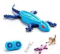 ZUICC Gecko Rush Cat Toy that Climbs the Wall, Glowing Eyes & 360° Rotating | Wall Climbing Lizard Toy for Cats, Floor & Wall Crawling, RC Wall Climbing Gecko, Rechargeable Crawler Gecko Toy for Cats