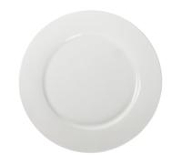 ZUICI CERAMICRAFT White Dinner Plates Set of 6 (27.5cm / 11 Inch) - Premium Fine Porcelain Large Plates for Sunday Roast & Dinner Parties - Chip-Resistant, Microwave & Dishwasher Safe