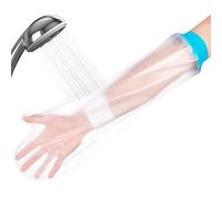 Zuimei 1 Pack Waterproof Cast Cover Arm, Waterproof Cover Arm Cast Cover Cast Protector for Shower Bath, Reusable Broken Arm Protector Sleeve for Boys and Girls Shower Bathing(Blue)