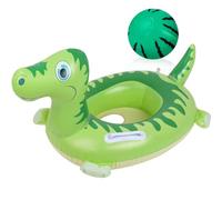 Zuimei Pool Inflatables for Kids,1Pcs Dinosaur Inflatable Swimming Ring Pool Floats with 1Pcs 12 Inch Beach Ball,Durable Rubber Ring Swim Ring Pool Toys for Summer Beach Pool Water Party